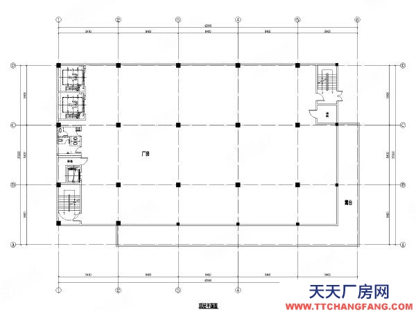 苏州市金阊区姑苏地铁口 1000平单层厂房，得房率高，研发办公生产排布优