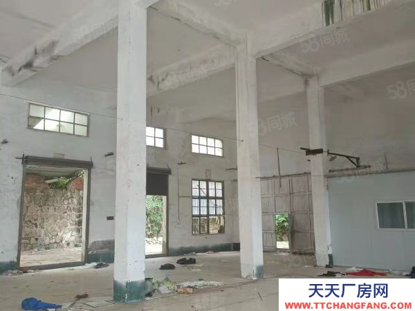 衡阳市蒸湘区自建独门独院1300平米砖混结构厂房出租，有天然气排污